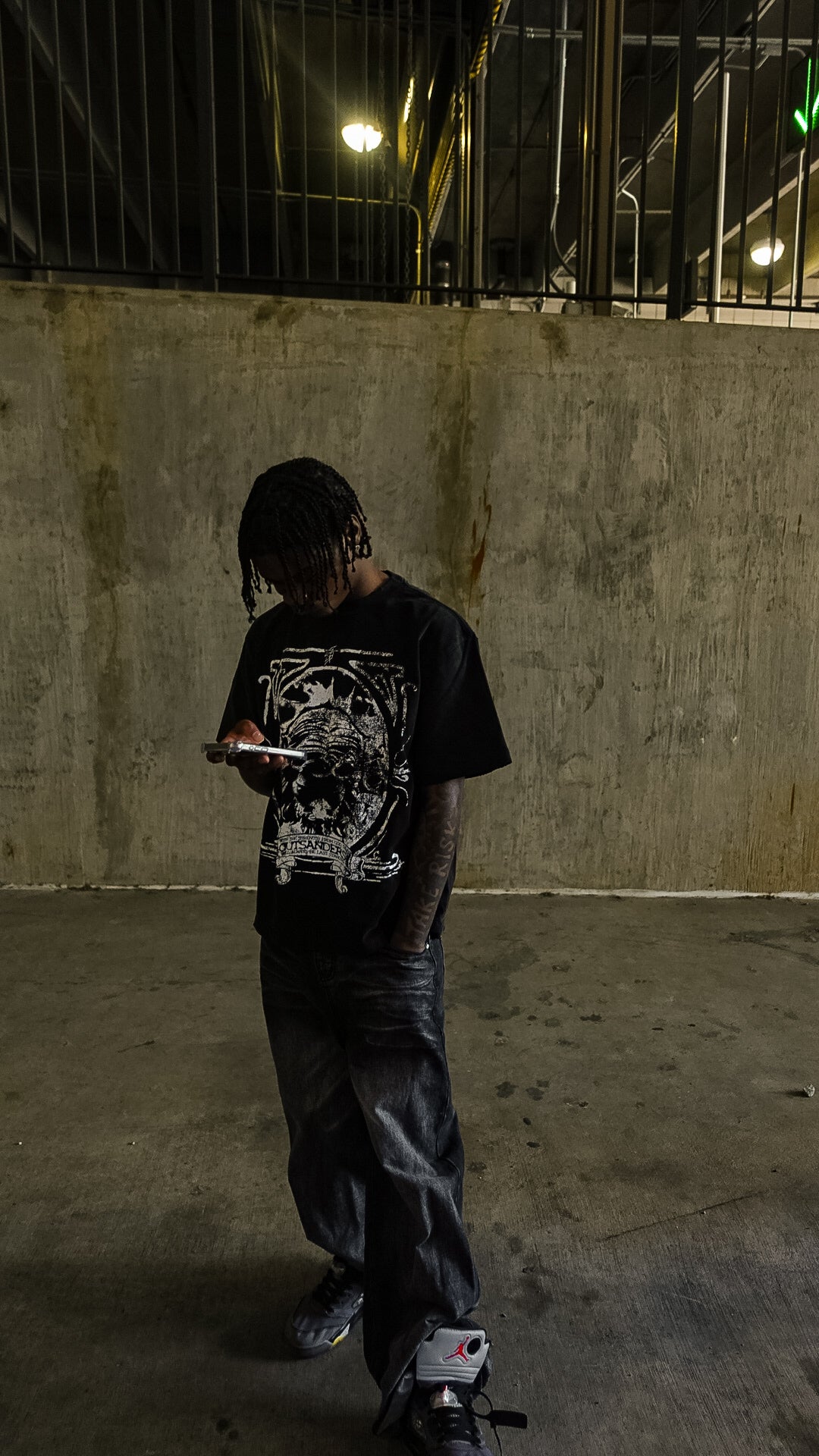 Last One $tanding Black Tee