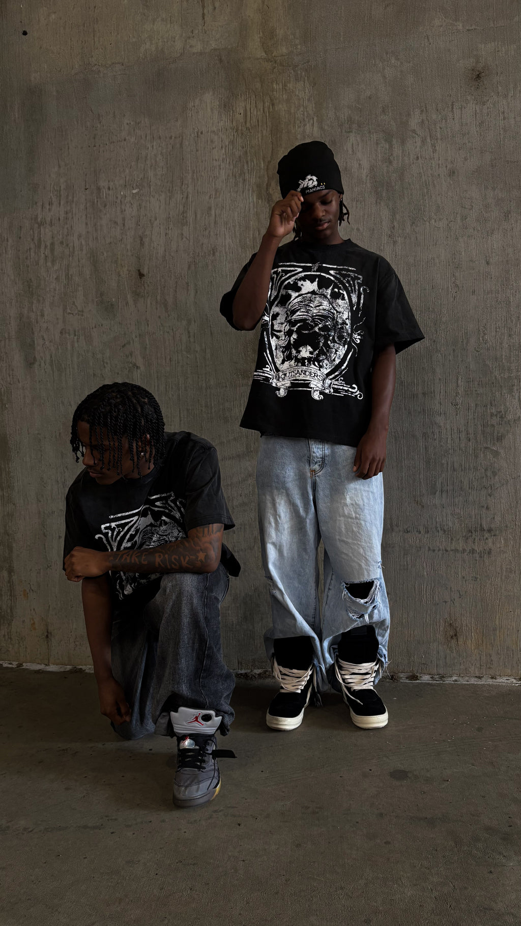 Last One $tanding Black Tee