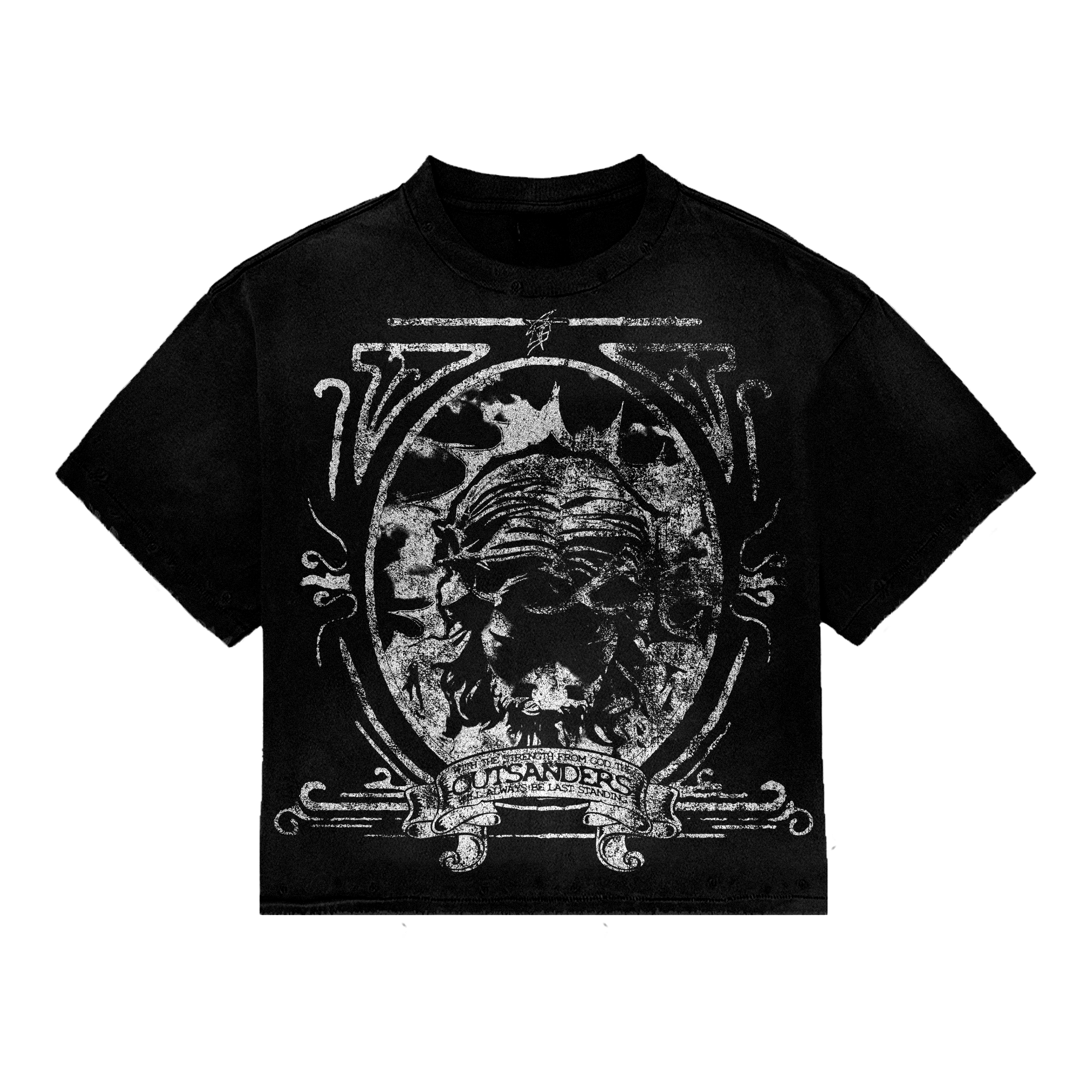 Last One $tanding Black Tee