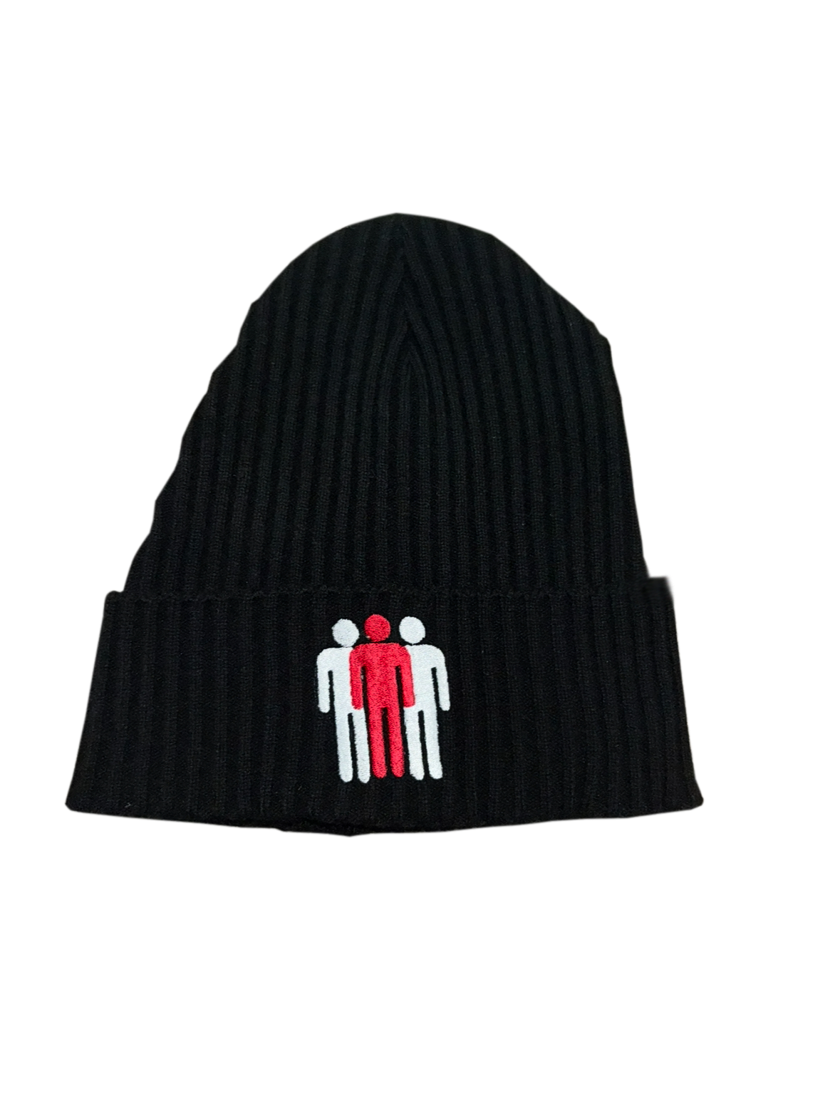 BLACK O$ WOOL BEANIE